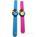 Digital Children Cartoon Silicone Slap Bracelet Watch